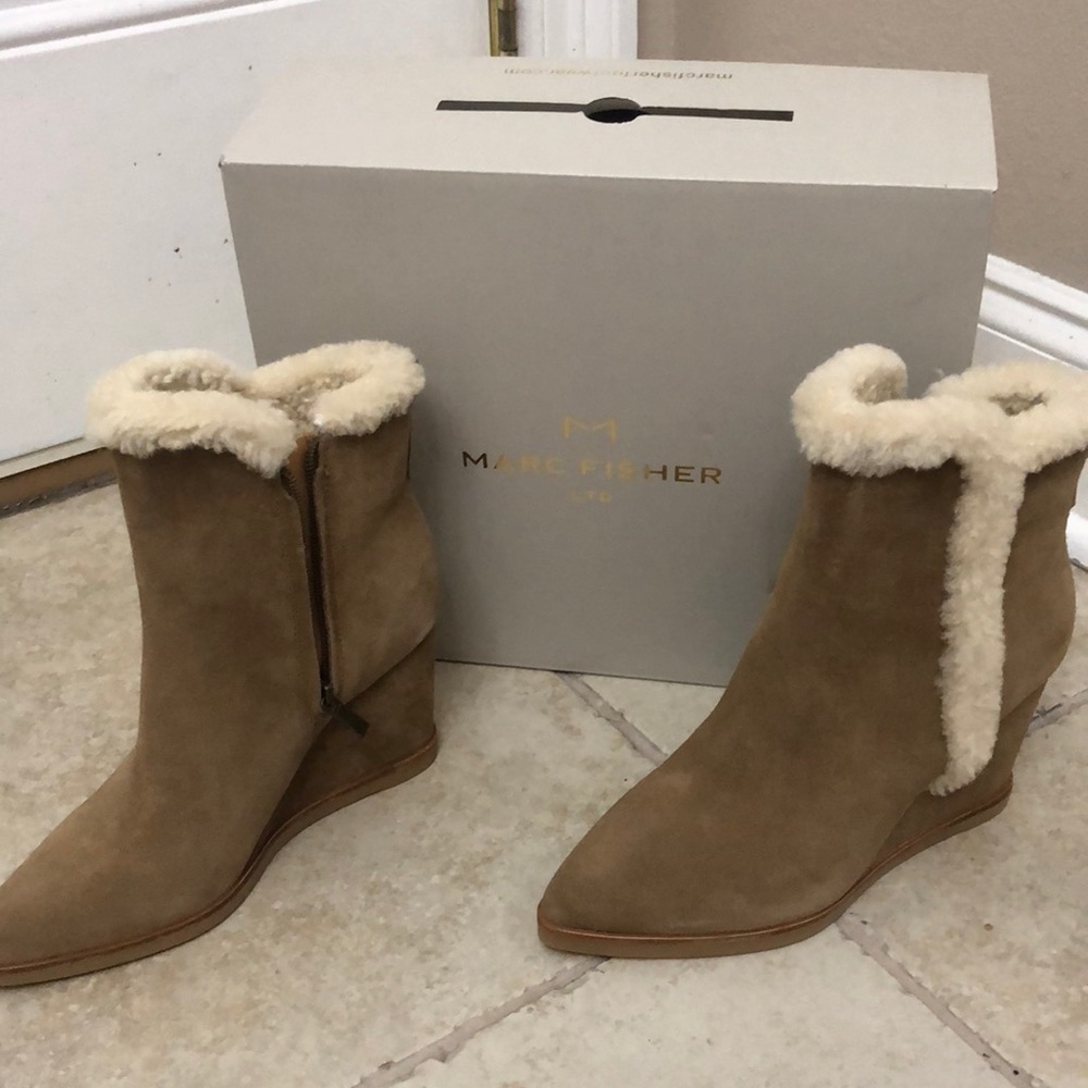 Marc Fisher Brendan Suede Booties